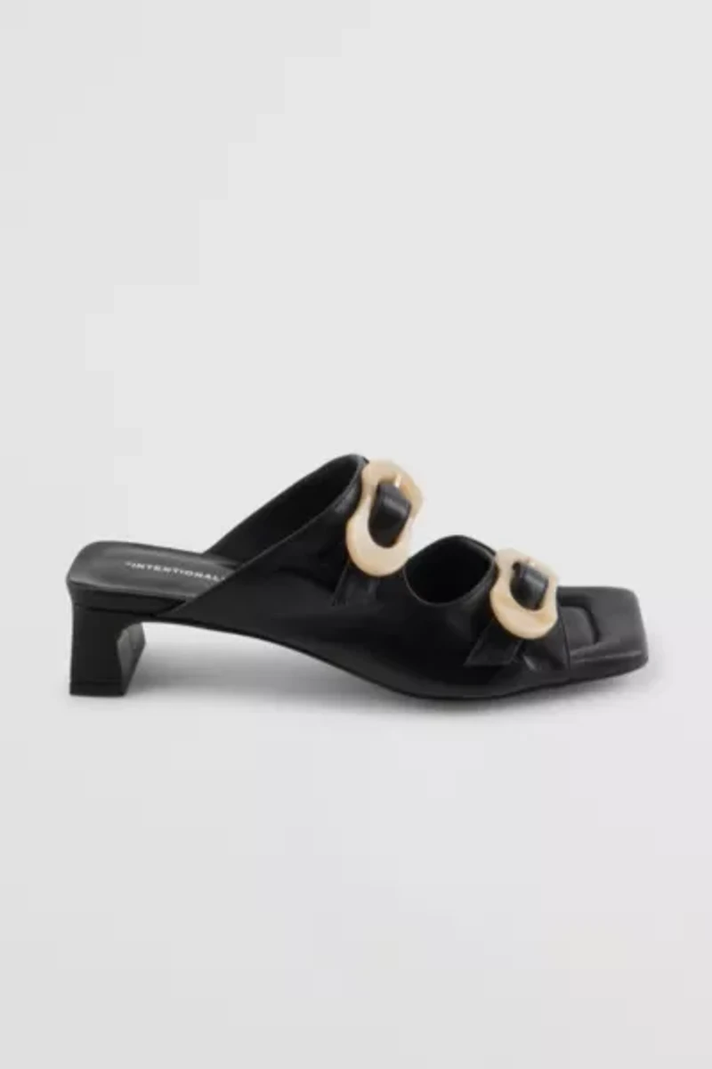 Intentionally Blank Nora Square Toe Heeled Sandal