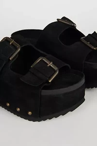 Intentionally Blank Cooper-2 Suede Platform Sandal