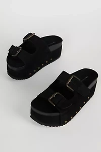 Intentionally Blank Cooper-2 Suede Platform Sandal