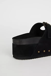 Intentionally Blank Cooper-2 Suede Platform Sandal