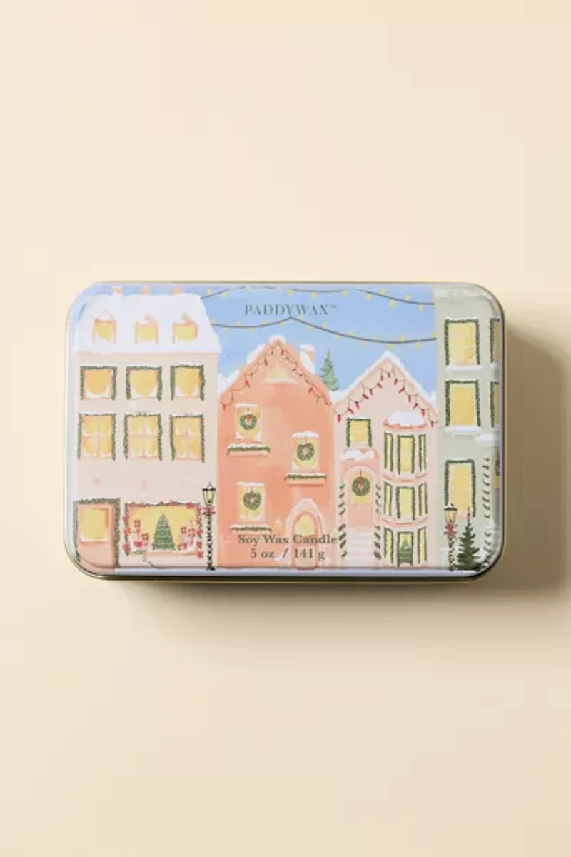 Paddywax Holiday Tin 5 oz Scented Candle