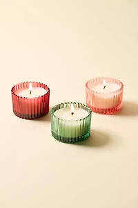 Paddywax Glass Holiday 2 oz Scented Candle Set