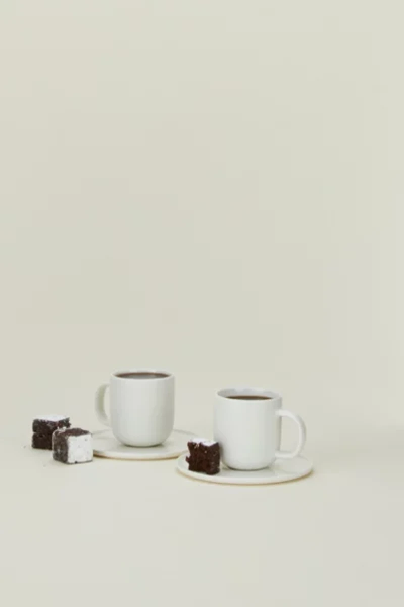 Hawkins New York Simple Porcelain Espresso Mugs