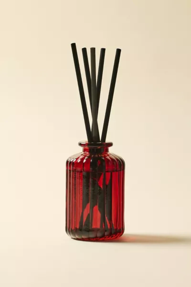 Paddywax Holiday Glass Reed Diffuser & Fragrance Oil Set