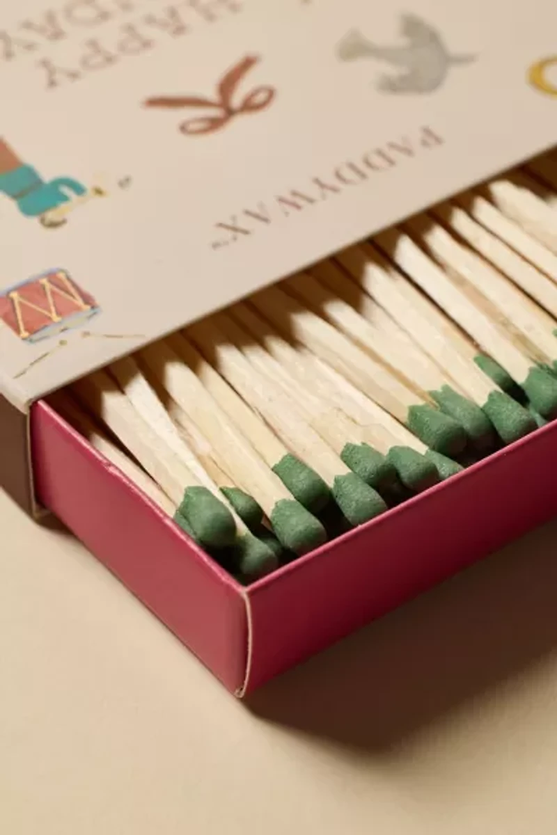 Paddywax Jumbo Holiday Safety Match Set