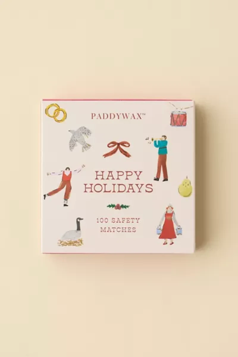 Paddywax Jumbo Holiday Safety Match Set