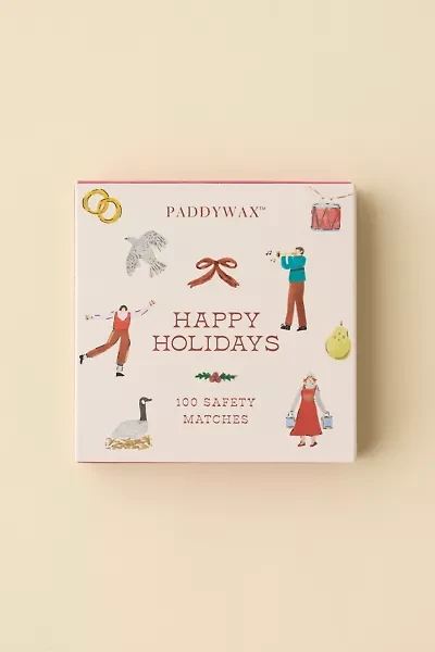 Paddywax Jumbo Holiday Safety Match Set
