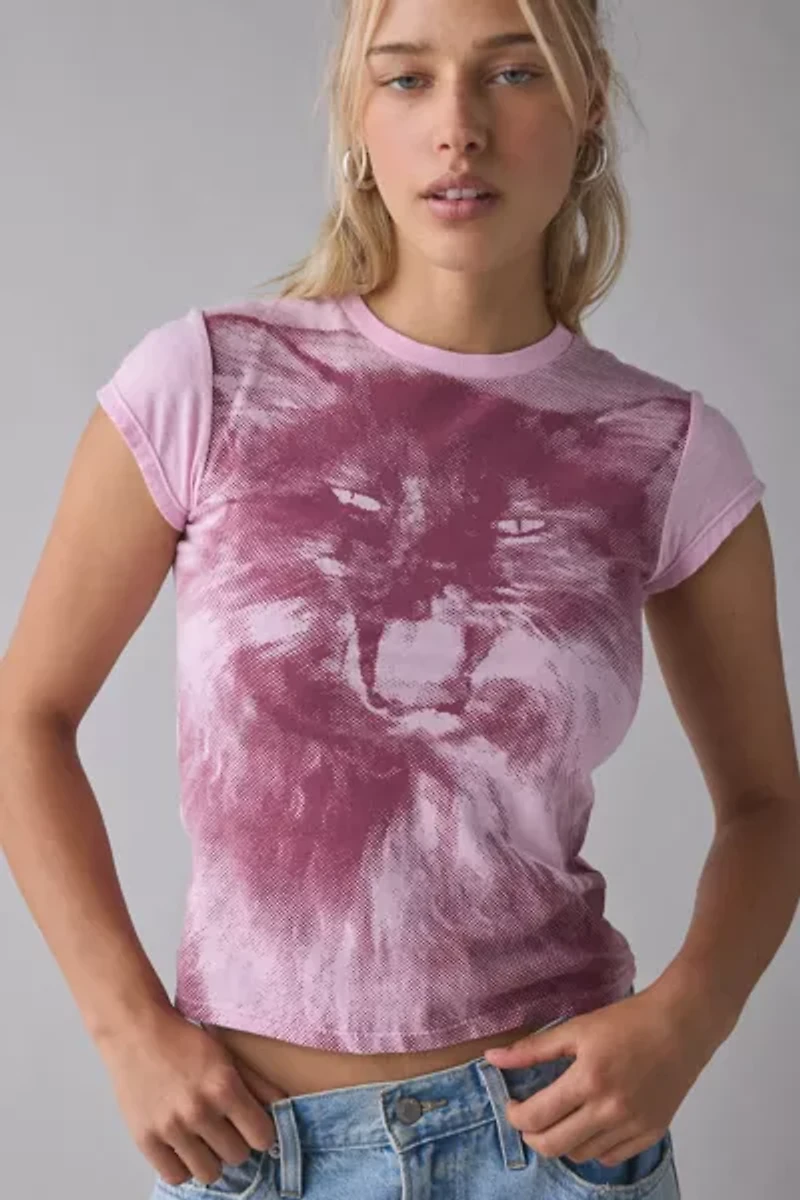 BDG Cat Graphic Short Sleeve Spill The Tee