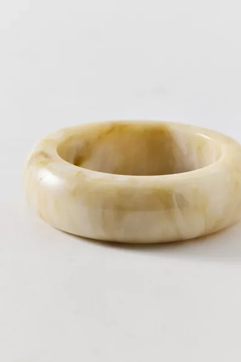 Resin Chunky Bangle Bracelet