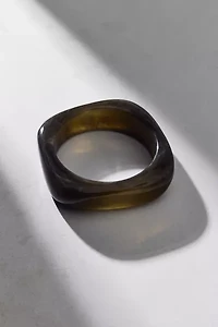 Resin Chunky Bangle Bracelet