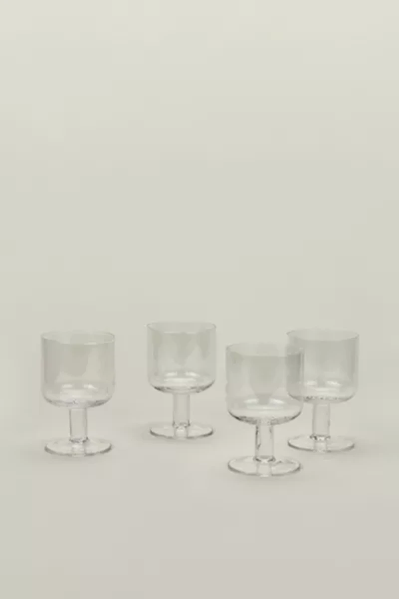 Hawkins New York Simple Seeded Glassware Set
