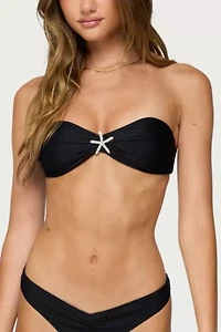Edikted Starfish Bandeau Bikini Top