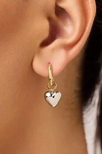 Ana Luisa Wesley Heart Earrings