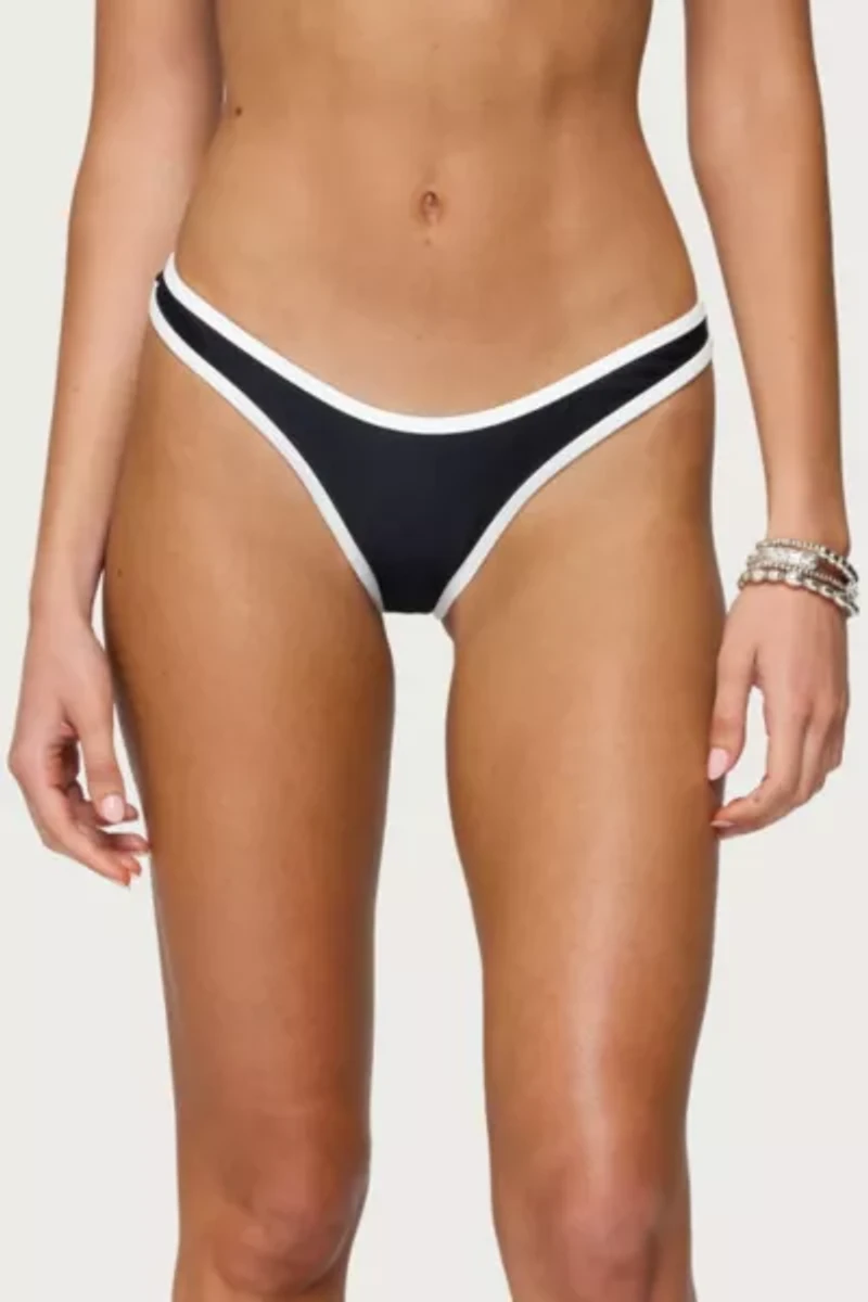Edikted Dina Contrast Bikini Bottom
