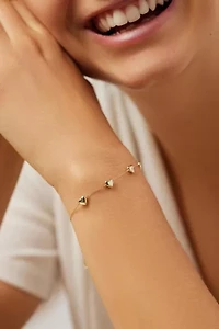 Ana Luisa Lani Heart Bracelet