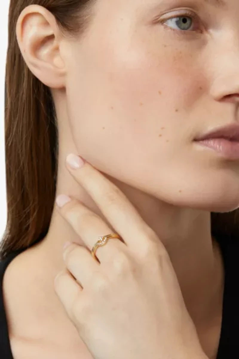 Ana Luisa Sky Set Moon and Star Rings