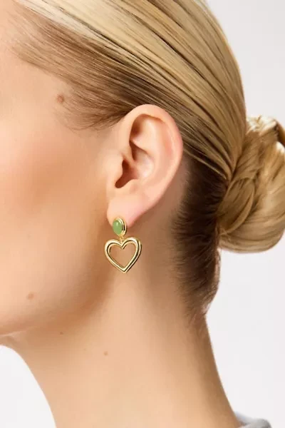 Ana Luisa Laini Heart Drop Earrings