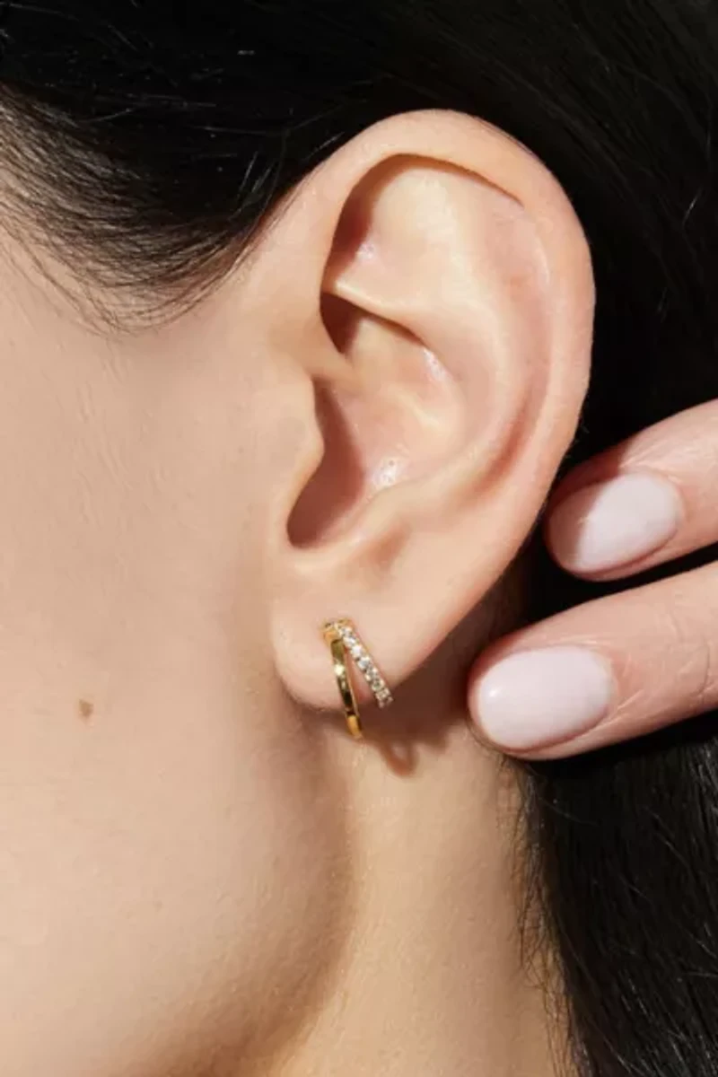 Ana Luisa Toda Double Hoop Earrings