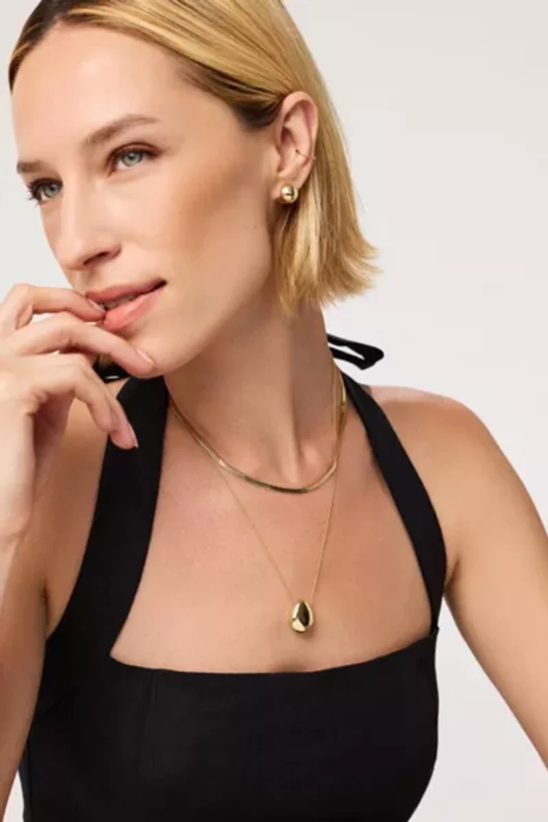 Ana Luisa Pebble Pendant Necklace