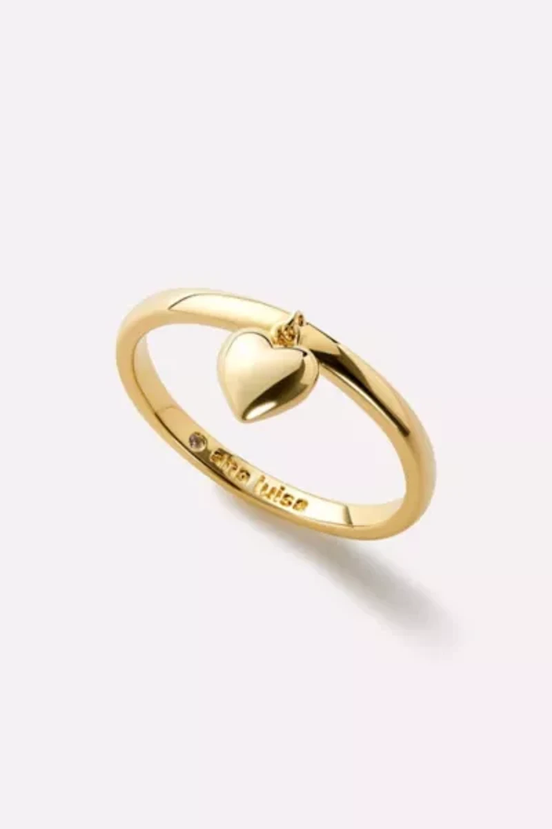 Ana Luisa Leia Heart Ring