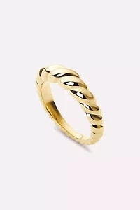 Ana Luisa Rope Slim Twist Ring