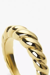 Ana Luisa Rope Slim Twist Ring