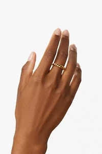 Ana Luisa Rope Slim Twist Ring