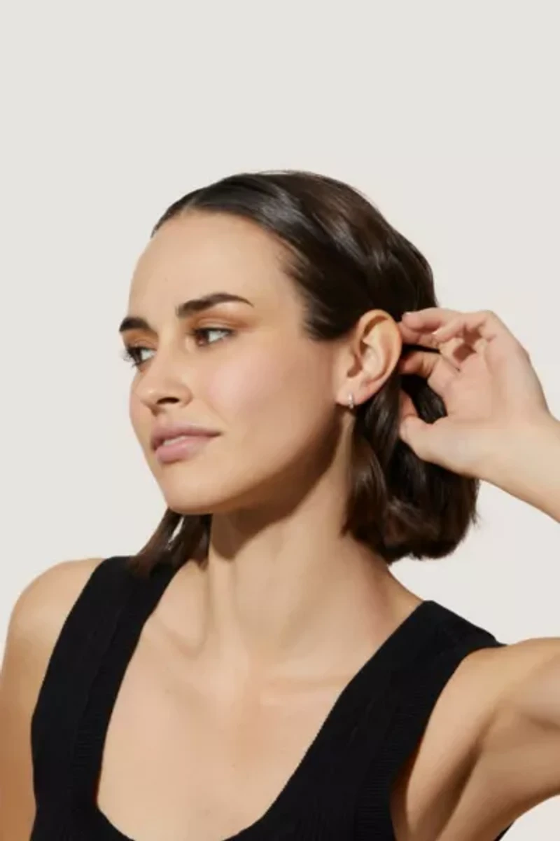 Ana Luisa Suzanne Huggie Hoop Earrings