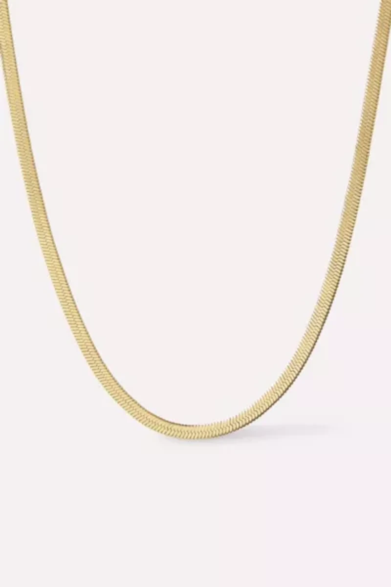 Ana Luisa Ina Herringbone Chain Necklace