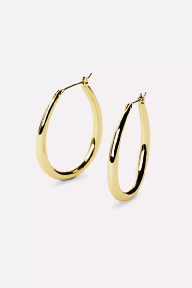 Ana Luisa Cuidado Hoop Earrings