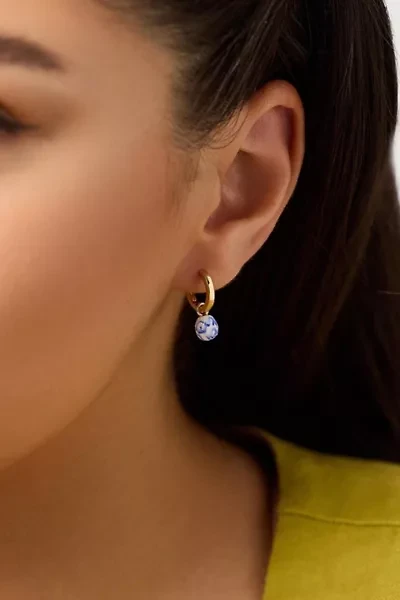 Ana Luisa Lainey Marble Blue Drop Earrings
