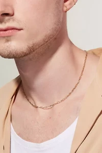 Ana Luisa Laura Slim Link Chain Necklace