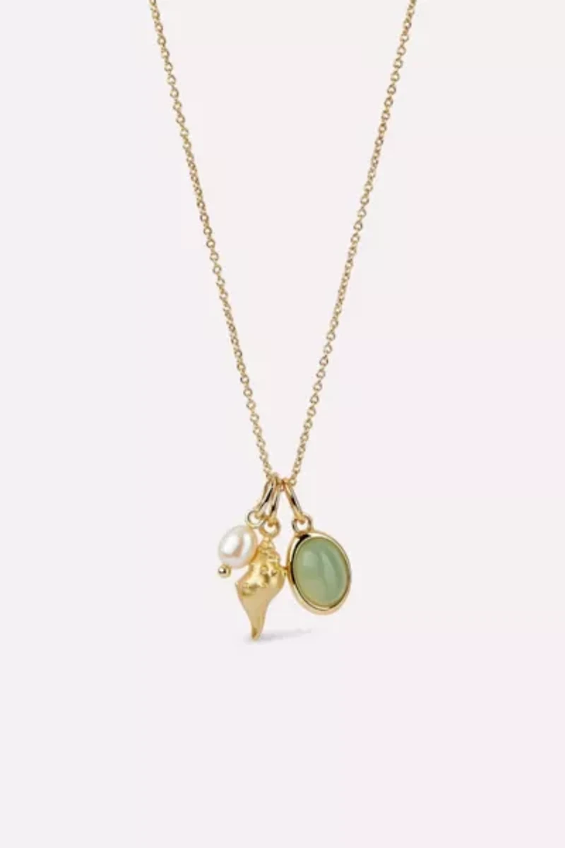 Ana Luisa Ocean Gold Charm Necklace