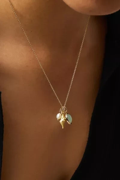 Ana Luisa Ocean Gold Charm Necklace
