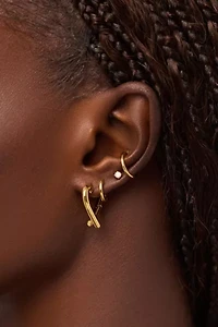 Ana Luisa Keilan Heart Earrings