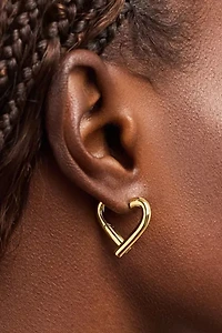 Ana Luisa Keilan Heart Earrings