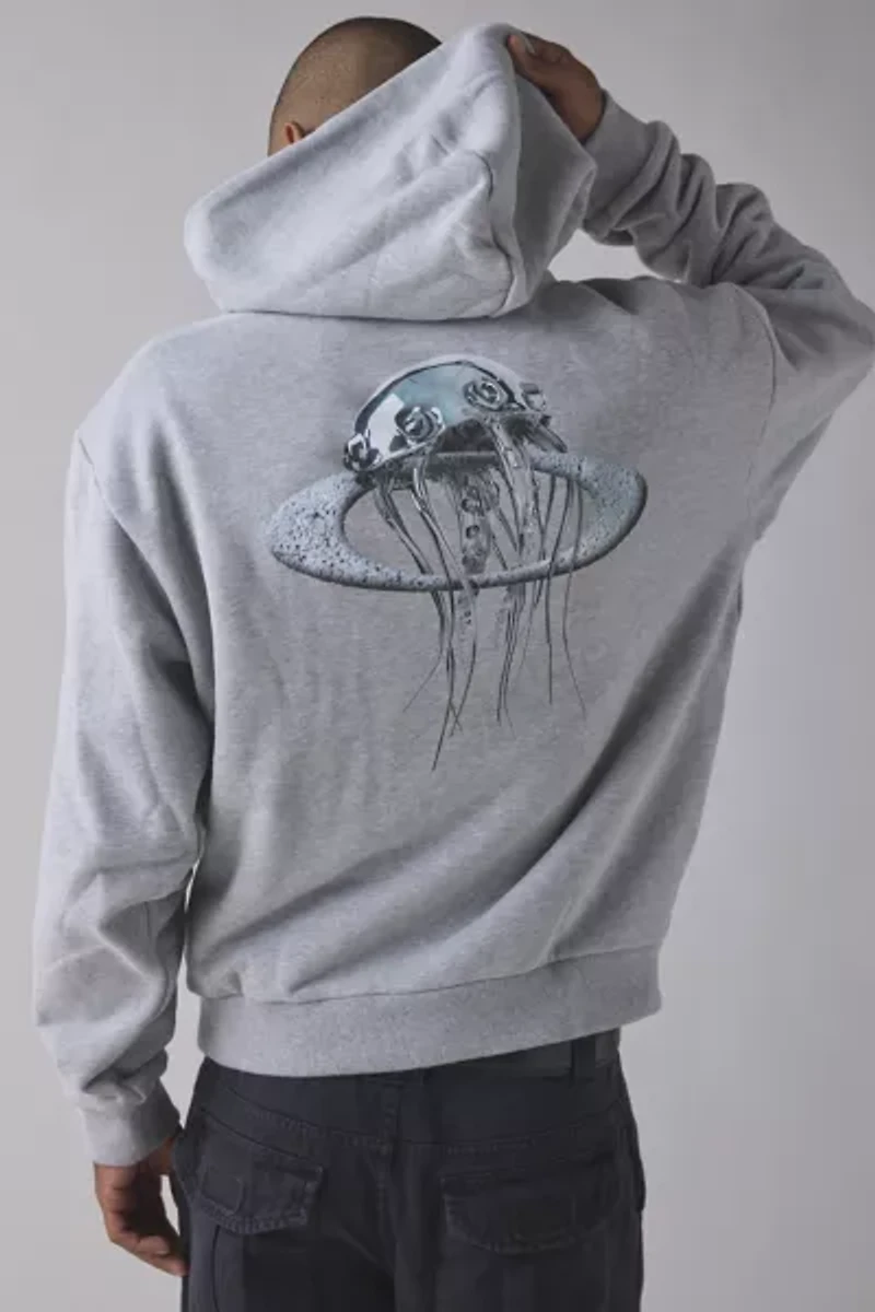 Oakley Futurescape Iced Jellyfish Graphic Hoodie Sweatshirt