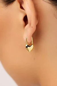 Ana Luisa Cameron Heart Earrings