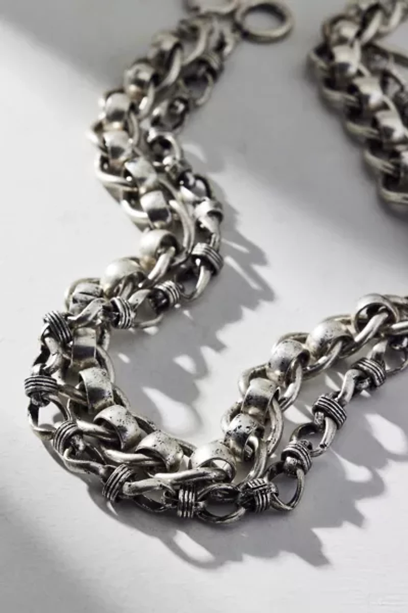 Avery Chunky Chain Layering Necklace Set