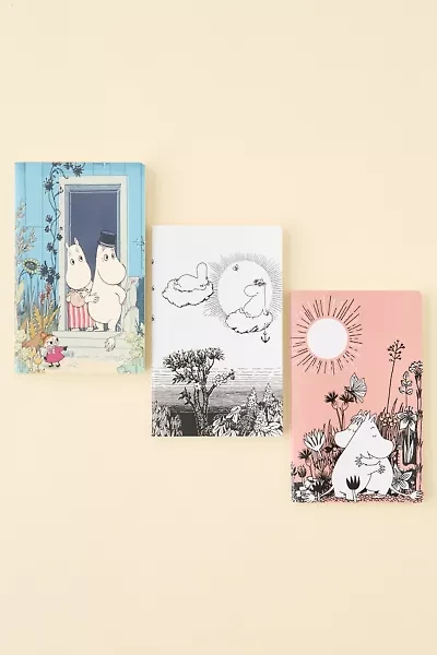 Moomin Mini Notebook - Set Of 3