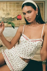 Edikted Mica Floral Mini Skort