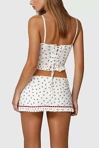 Edikted Mica Floral Cupped Corset