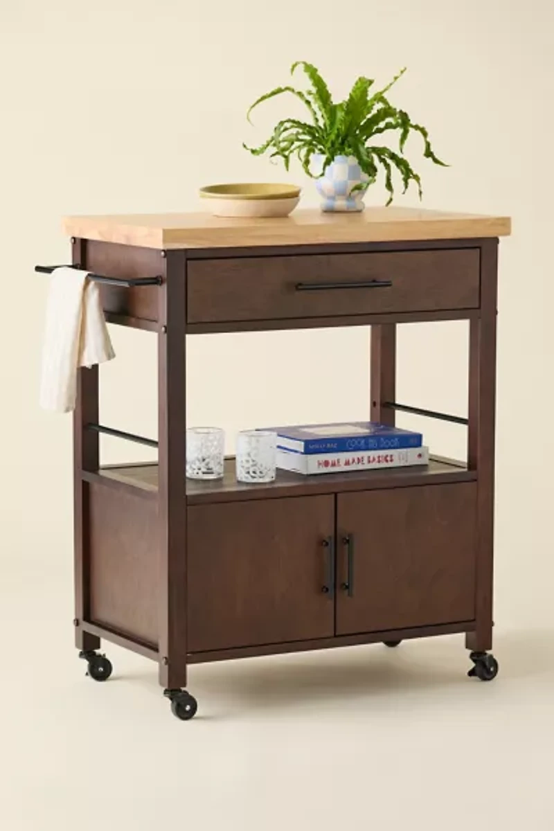 Laci Rolling Kitchen Cart