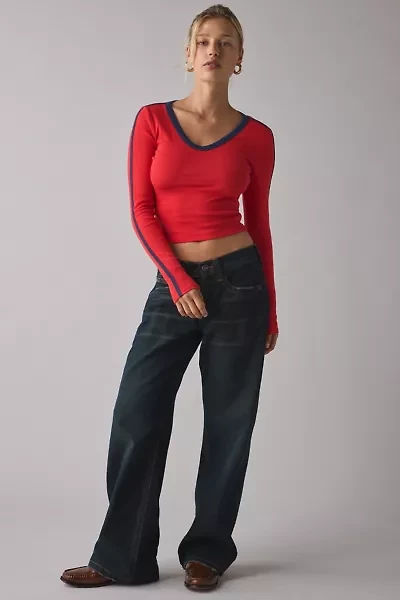 BDG Kayla Coated Low-Rise Jean