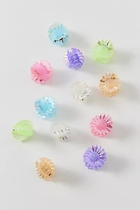 Vintage By UO Colorful Daisy Mini Claw Clips