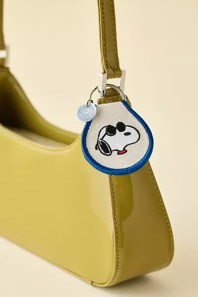 Three Potato Four X Peanuts Snoopy Joe Cool Patch Embroidered Keychain