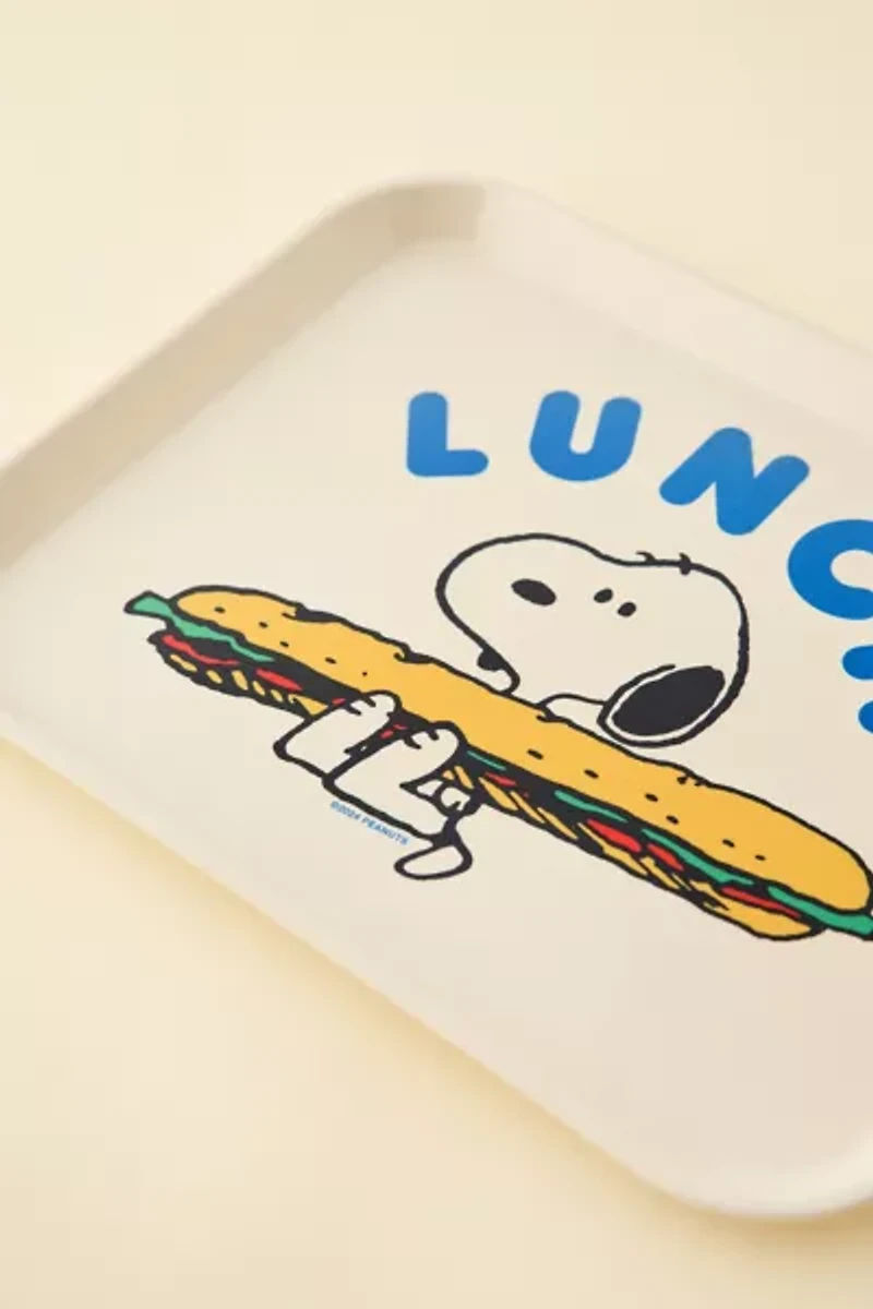 Three Potato Four Peanuts Snoopy Lunch Tray