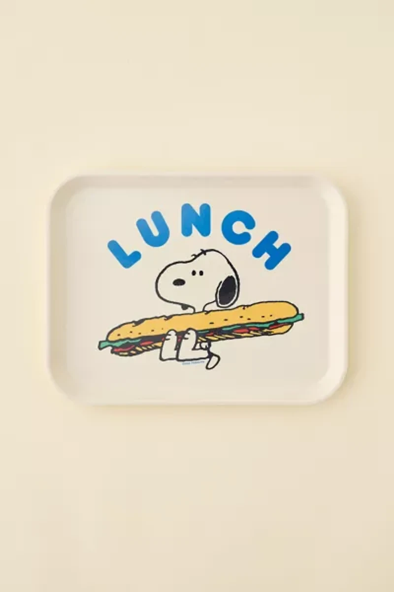 Three Potato Four Peanuts Snoopy Lunch Tray