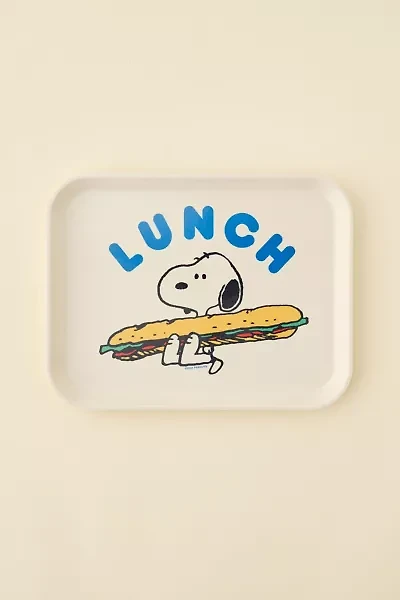 Three Potato Four Peanuts Snoopy Lunch Tray