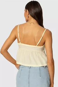 Edikted Loula Tie Front Tank Top